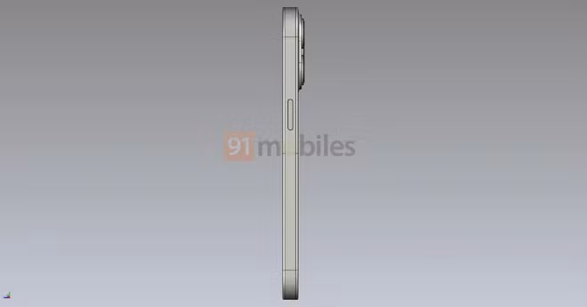 Nút nguồn của iPhone 14 Pro vẫn ở cạnh phải như các mẫu điện thoại đã ra mắt của Apple.