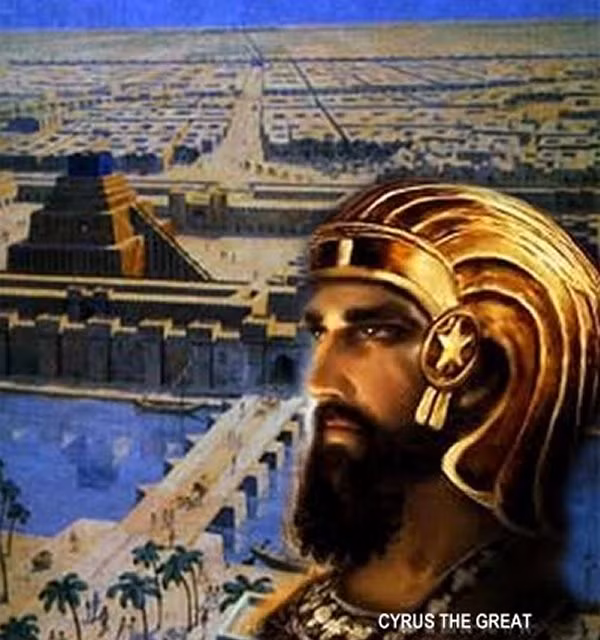 Theo truyền thuyết, Đại đế Cyrus là con của vua Cambyses I và là cháu ngoại của vua Astyages xứ Media. Khi Đại đế Cyrus chào đời, vua Astyages nằm mơ thấy người cháu Cyrus cướp ngai vàng của mình. Sau khi tỉnh giấc mơ đó, vua Astyages hạ lệnh giết người cháu ngoại bằng cách vứt cậu bé lên trên núi.