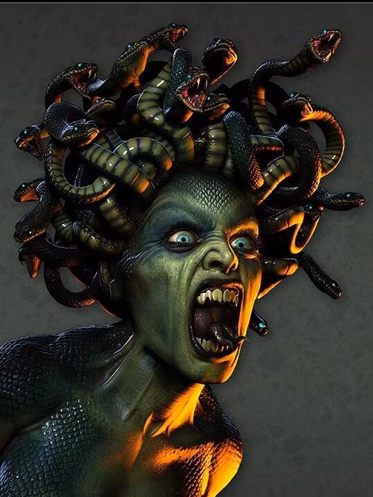 Trong khi hai người chị có khả năng bất tử thì Medusa lại giống như một người phàm, có thể bị giết chết dù sở hữu sức mạnh siêu phàm.