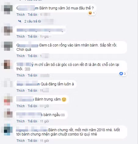Sau khi hình ảnh chiếc bánh chưng rết được chia sẻ rộng rãi trên mạng xã hội, nhiều người đã không khỏi lắc đầu ngán ngẩm với chất lượng thực phẩm ngày nay. 'Mua được cái bánh chưng về thắp hương ông bà thì thấy thế này. Gần Tết rồi, nhà nào định mua thì nghĩ lại, chắc tự gói đi cho lành các bạn nhé', Tường Vi đã viết kèm clip cảnh báo mọi người sau khi được tân mắt chứng kiến cảnh ngoạn mục của chú rết. Quả đúng là ngày nay thực phẩm thật khó mà tin được thứ gì, trừ khi là của nhà làm ra. Cư dân mạng đã ngay lập tức không thể nhịn được bình luân mà vào để chia sẻ cùng với Tường Vi với nhừng dòng viết nửa đùa thửa thận khiến cô nàng có đọc chắc cũng phải bật cười theo.
