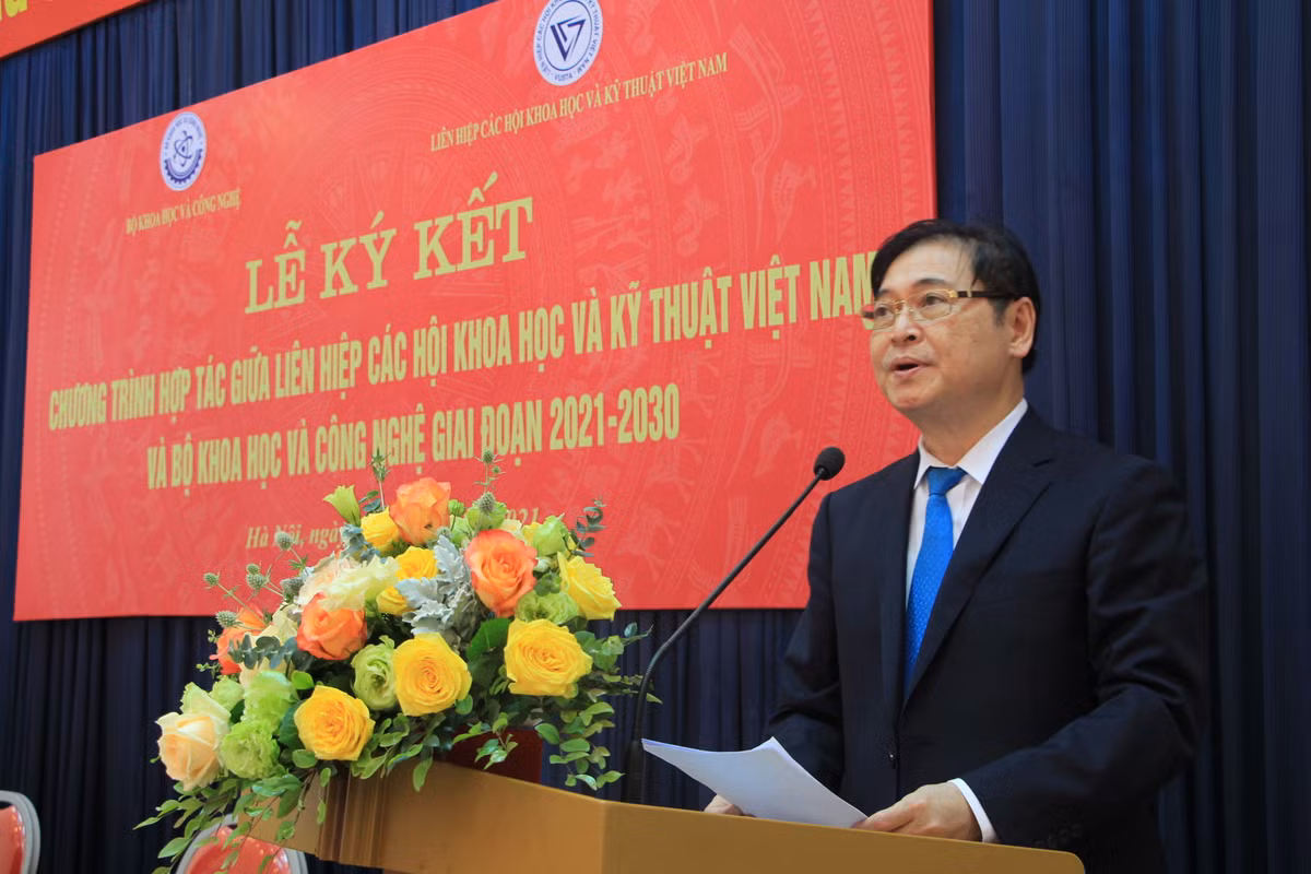 VUSTA ky ket hop tac voi Bo Khoa hoc va Cong nghe