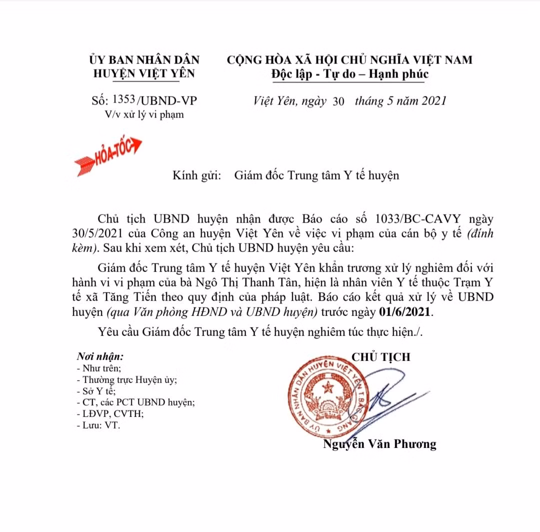 Danh tinh nu y si o Bac Giang “voi tien” nguoi nha benh nhan mac COVID-19