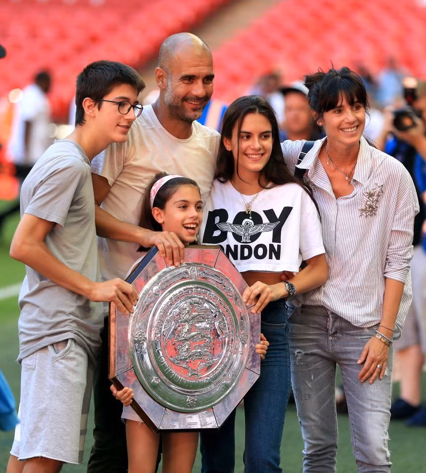 Gia đình nhà Pep Guardiola.