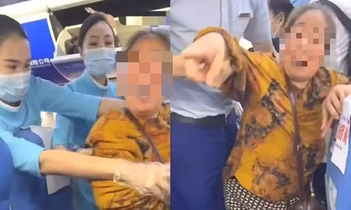 Bà lão dọa nôn vào cô gái vì không nhường chỗ trên máy bay Ba lao doa non vao co gai vi khong nhuong cho tren may bay