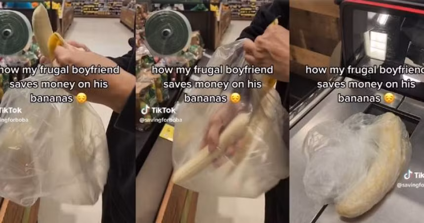 Man mua chuoi sieu tiet kiem cua ban trai khien co gai phat ngai