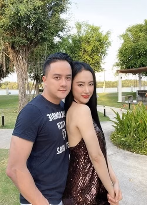 Tuy nhiên, sau đó, Angela Phương Trinh tuyên bố dừng tìm hiểu đàn anh. Ảnh: FB Cao Thái Sơn.