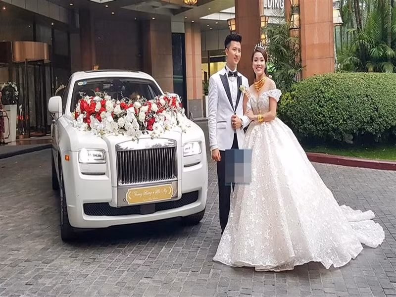 Âu Hà My từng kết hôn với diễn viên Trọng Hưng. Cả hai làm đám cưới vào tháng 10/2019. Ảnh: Vietnamnet.