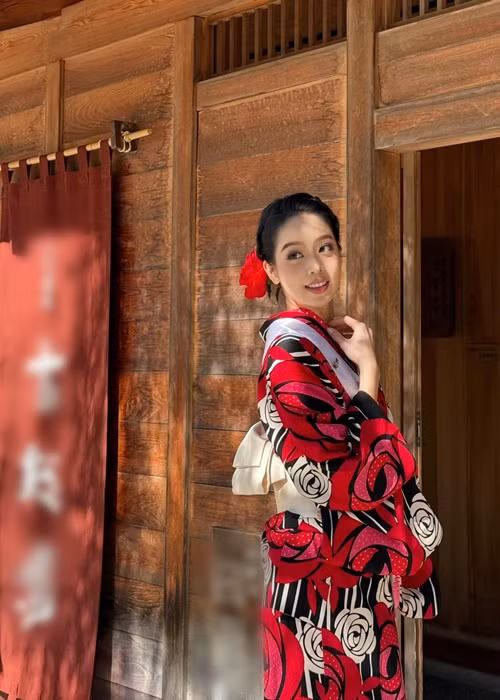 Trong cuộc thi Miss International 2024 đang diễn ra tại Nhật Bản, đại diện Việt Nam - Hoa hậu Thanh Thủy ghi điểm nhờ vẻ đẹp ngọt ngào. Ảnh: FB Thanh Thủy.