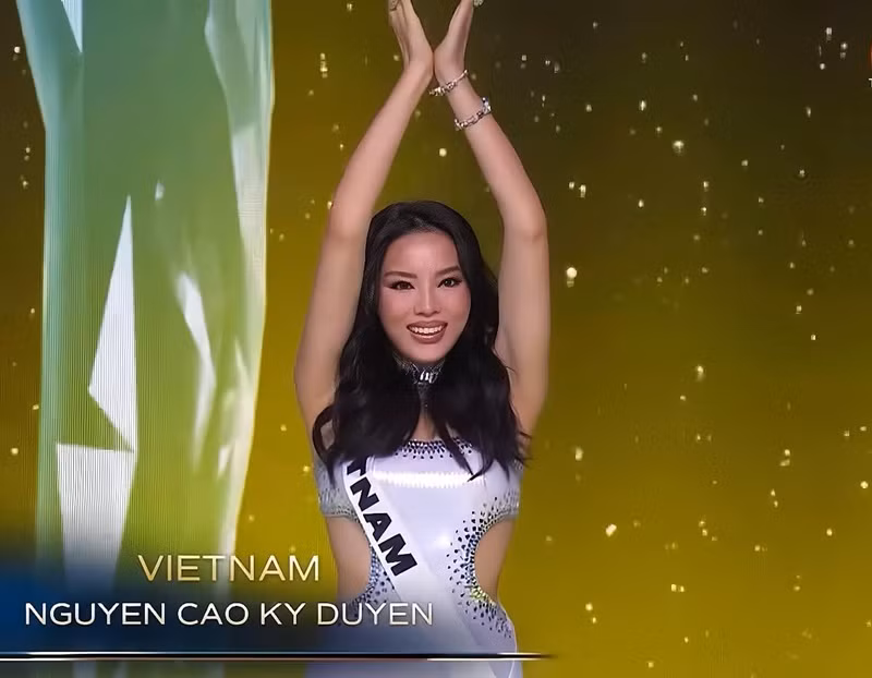 Trong chung kết, Kỳ Duyên dừng chân ở top 30 chung cuộc. Ảnh: FB Kỳ Duyên.