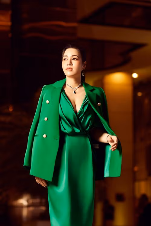 Nhật Kim Anh phủ nhận nghi vấn hẹn hò TiTi. Phía TiTi đã kết hôn vào tháng 4/2024. Hiện tại anh có tổ ấm hạnh phúc bên vợ và con trai. Ảnh: FB Nhật Kim Anh.