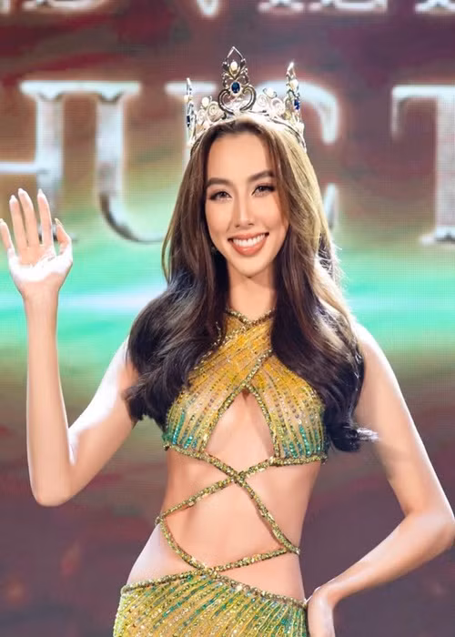 Thùy Tiên trở nên nổi tiếng sau khi đăng quang Miss Grand International 2021. Ảnh: FB Thùy Tiên.