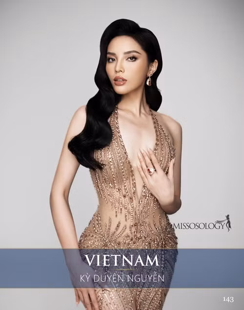 Theo dự đoán của Missosology, đại diện Việt Nam - Hoa hậu Kỳ Duyên không lọt top 30.