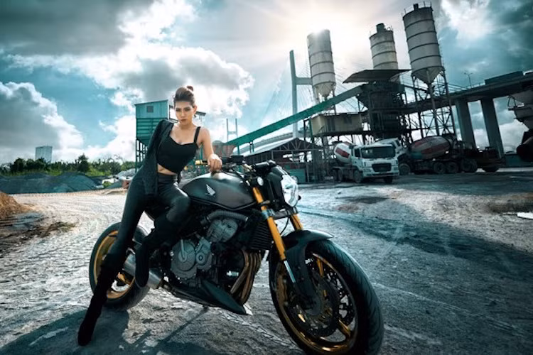 Từ xe nguyên bản là naked bike Honda Hornet 600, chủ xe đã "lột xác" chiếc xe theo dáng streetfighter đầy thể thao và mạnh mẽ. Bên cạnh đó, một số chi tiết Honda Hornet mạ vàng.