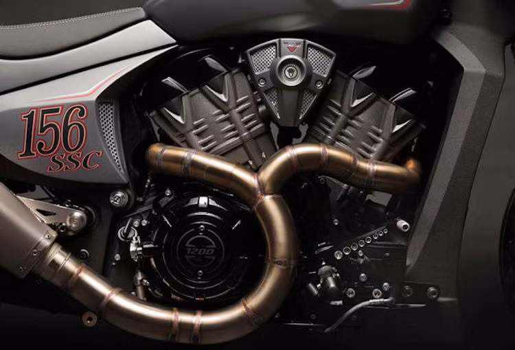 'Trái tim" của Ignition là khối động cơ V-Twin 1200 CC đã từng cùng chiếc xe đua Project 156 của Victory "chinh phục" đỉnh Pikes Peak vào mùa hè năm nay.