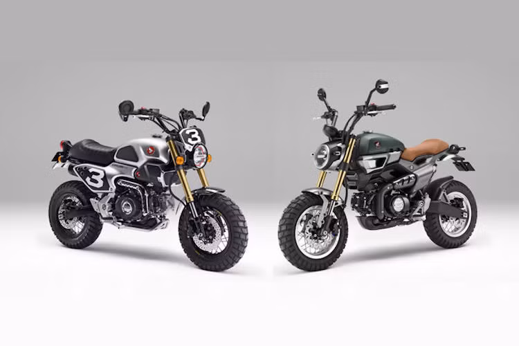Chỉ vừa được ra mắt tại triển lãm Tokyo vừa qua, cặp đôi Grom Scrambler đã lấy cơ sở từ chiếc Honda MSX/Grom và sử dụng các chi tiết đặc biệt để có được vẻ khỏe khoắn rất "bụi" của những chiếc scrambler.