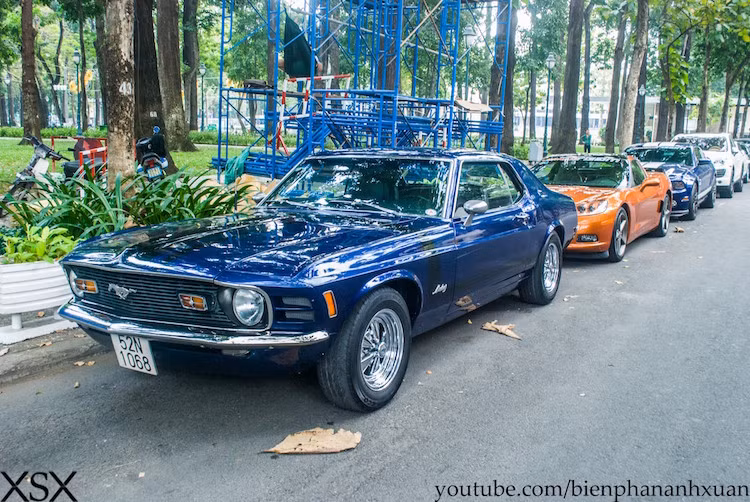 Hiện nay, số lượng Mustang cổ trong tình trạng nguyên bản như chiếc xe này còn rất ít tại Việt Nam.