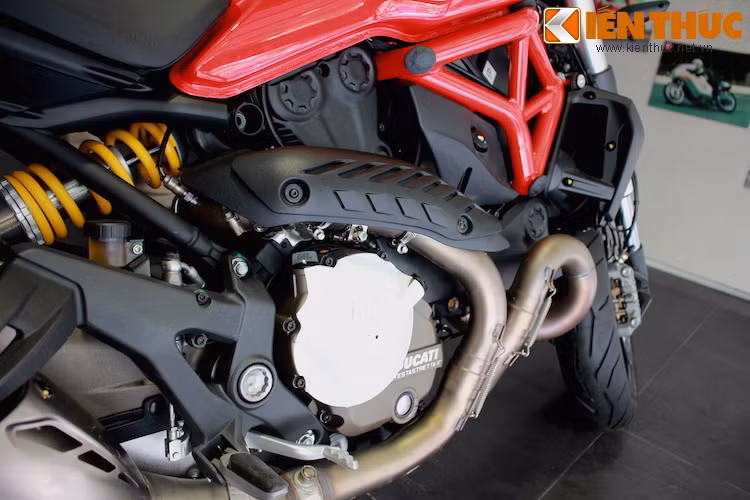 Monster 821 sử dụng động cơ 821cc Testastretta 11° L-Twin, làm mát bằng dung dịch, với công suất tối đa 112 mã lực và mô men xoắn cực đại 89Nm.