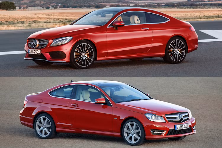 Có thể nói thiết kế của C-Class Coupe mới "ăn đứt" thế hệ cũ, vừa tinh tế, sang trọng nhưng đồng thời lại vừa thể thao hơn.