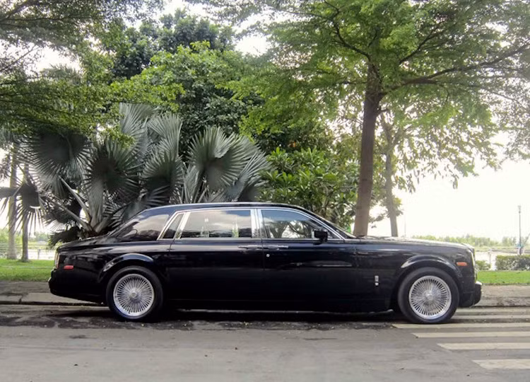 Sieu xe sang RR Phantom do banh 