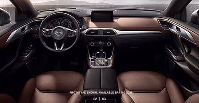Về động cơ, CX-9 được cho rằng sẽ sở hữu phiên bản tăng áp của cỗ máy 4 xi-lanh 2.5l SKYACTIV-G hiện đang được sử dụng cho các dòng xe khác của Mazda.