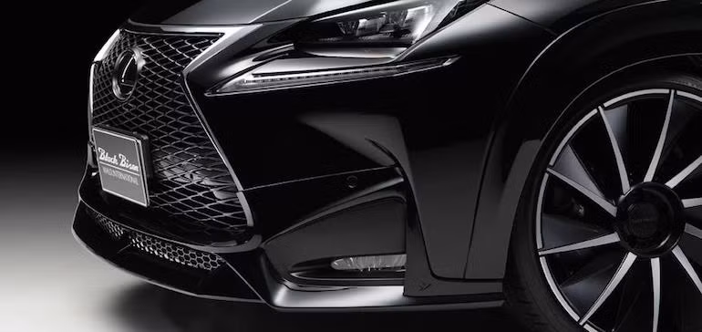 Cản trước của xe được Wald thiết kế lại với những đường cắt xẻ phức tạp và đèn sương mù LED.