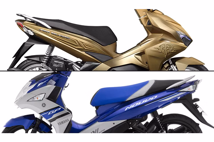 Cùng một phân khúc, kiểu dáng và cùng đến từ xứ sở mặt trời mọc, nhưng Honda đã sớm hơn đối thủ khi cho ra mắt mẫu Air Blade 2016 trong khi người đồng hương Yamaha Nouvo Fi mới vẫn không có nhiều thay đổi đáng kể.