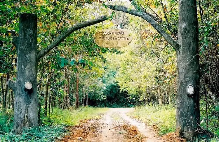 Địa hình tự nhiên xen kẽ các bàu, đầm, suối, cộng với hơn 90km sông Đồng Nai đã tạo nên cảnh quan đặc trưng cho VQG Cát Tiên, với những ghềnh, thác, các khu đất ngập nước và bán ngập nước... 