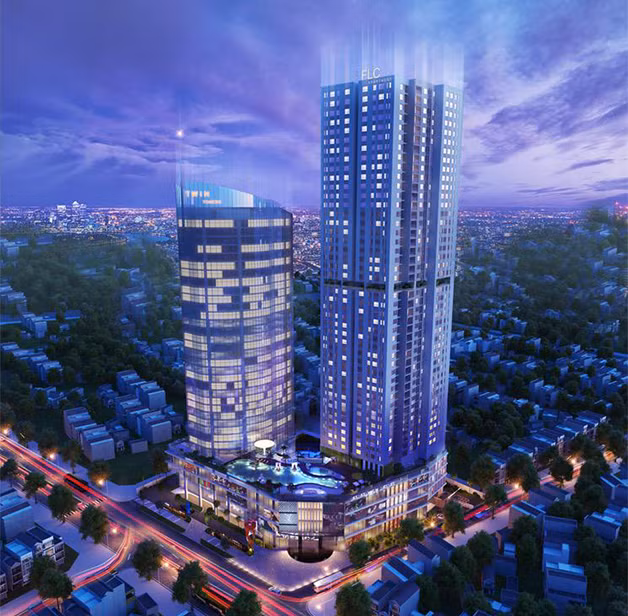 Phối cảnh tổng thể dự án FLC Twin Towers.