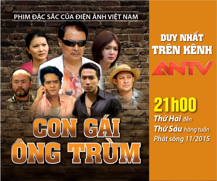 “Con gái ông trùm” - Bộ phim hình sự đặc sắc phát sóng tháng 11/2015 trên ANTV được dự đoán sẽ cuốn hút người xem ngay từ những tập đầu tiên.