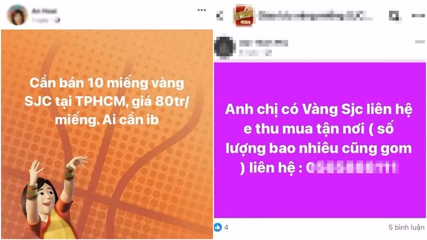 Hỏi mua vàng SJC chợ đen, người bán trả lời 'giấy tờ lấy đâu ra' - Hình 2 Hoi mua vang SJC cho den, nguoi ban tra loi 'giay to lay dau ra'-Hinh-2