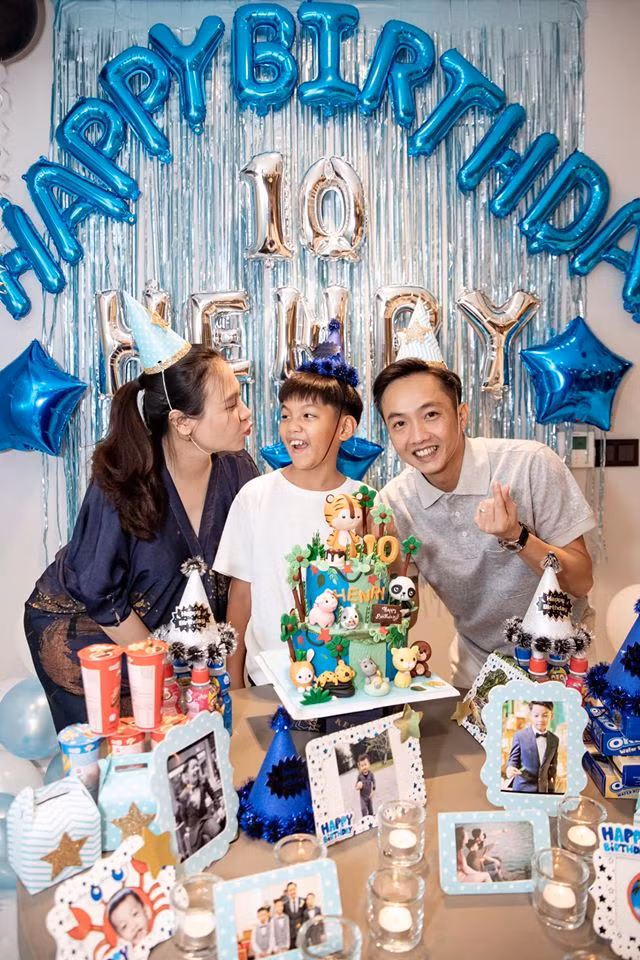 Le Quyen mung sinh nhat con trai Ho Ngoc Ha sau 5 nam im ang