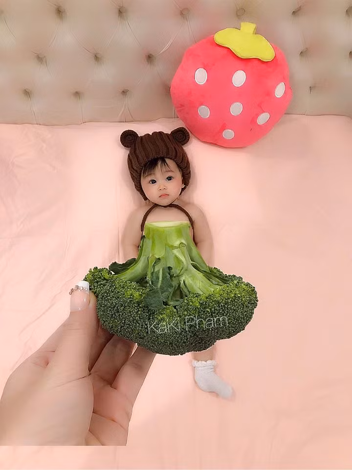 Fan cứng hội "yêu bếp": Thiết kế trang phục từ rau củ quả siêu độc cho bé - Hình 3 Fan cung hoi