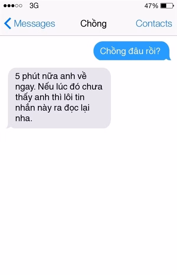 Cách mà những ông chồng thường xuyên làm để được ngồi lai rai lâu với các anh em trước sự thúc giục của các bà vợ.