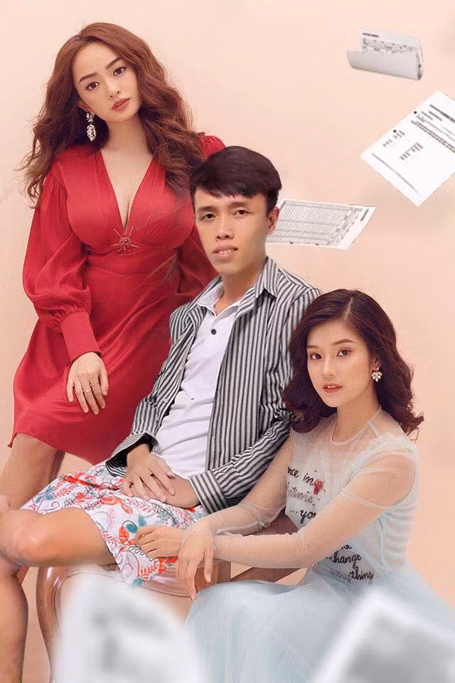 Hai mỹ nhân của showbiz Việt là Hoàng Yến Chibi và Kaity Nguyễn cũng không thoát khỏi tay "đại gia sống ảo" mang tên Mai Xuân Huy.