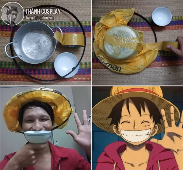 Luffy với cái miệng cười to như cái bát luôn đây này.