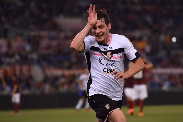 Andrea Belotti (Torino) đã có 8 bàn thắng trong 10 trận đấu và anh được bình chọn là cầu thủ lứa tuổi 23 sáng giá nhất ở vị trí tiền đạo. Ảnh: Goal.