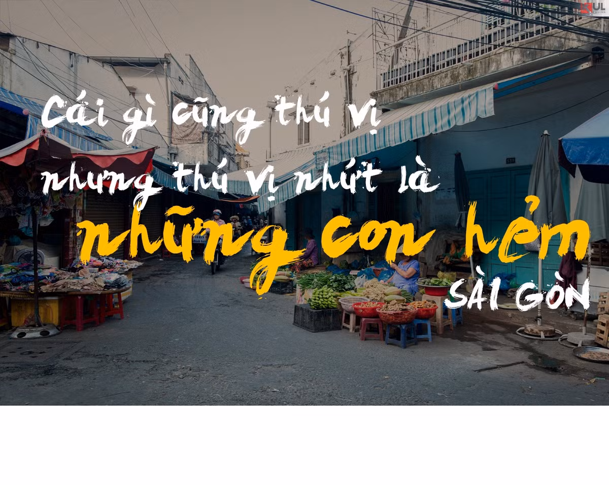 Đầu tiên, các bạn trẻ Sài Gòn đã khoe những con hẻm nơi thành phố mình đang sống. Họ chia sẻ rằng khi bước vào con hẻm nhỏ, dường như bạn sẽ quên hết những con đường đông đúc, kẹt xe đầy khói bụi ngoài phố.