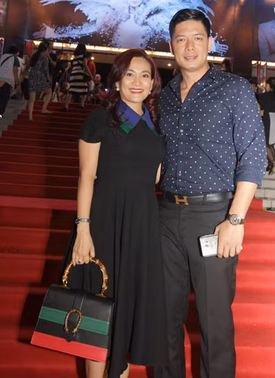Vợ chồng diễn viên Bình Minh - Anh Thơ.