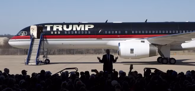 Máy bay này được dùng trong các chiến dịch tranh cử của tỷ phú Donald Trump
