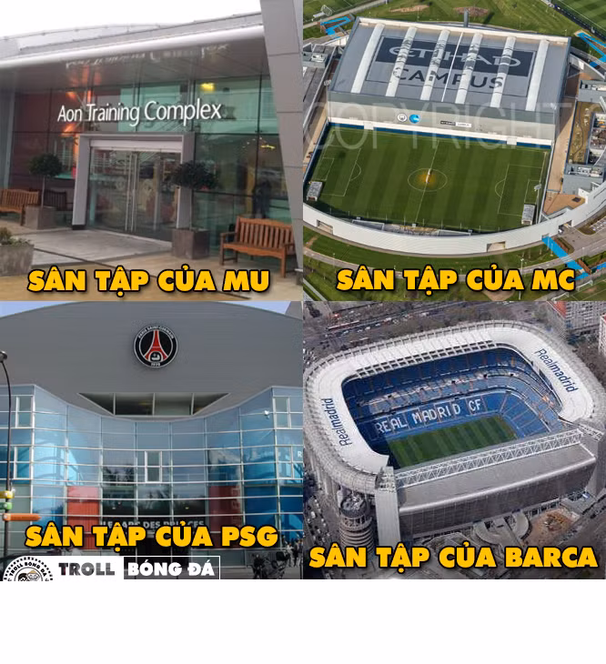 Các đội bóng đều có sân tập riêng của mình nhưng Barca rất thích chọn sân Bernabeu của Real Madrid làm nơi để họ tập những bài chiến thuật ban bật gây ức chế.