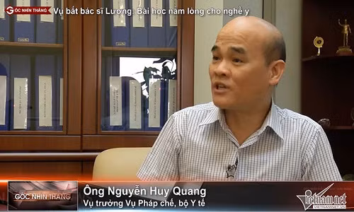 Vụ bắt bác sĩ Lương: Bài học nằm lòng của nghề y Vu bat bac si Luong: Bai hoc nam long cua nghe y