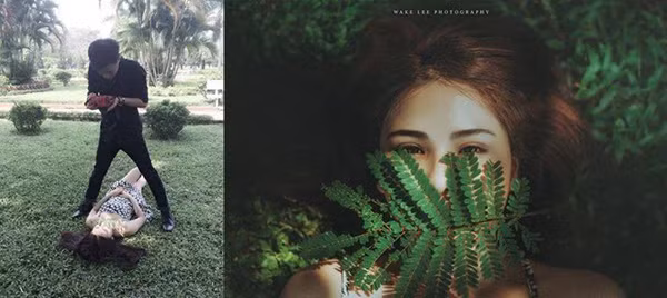 Chụp ảnh "sống ảo" để đăng lên mạng xã hội có bối cảnh đẹp, trang phục lung linh, phụ kiện hỗ trợ đầy đủ thì không có gì là quá khó khăn.