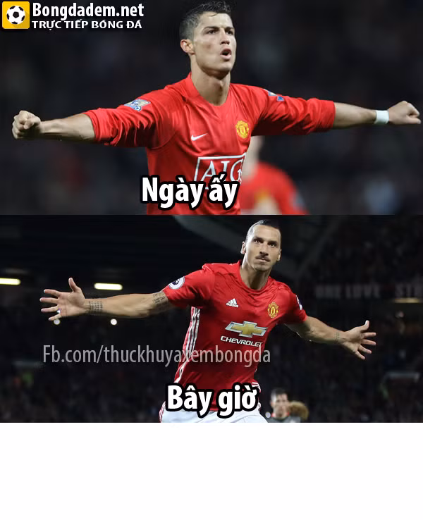Ngày ấy MU sống bằng hơi thở của Cristiano Ronaldo, còn hiện tại cái tên đó là Zlatan Ibrahimovic.