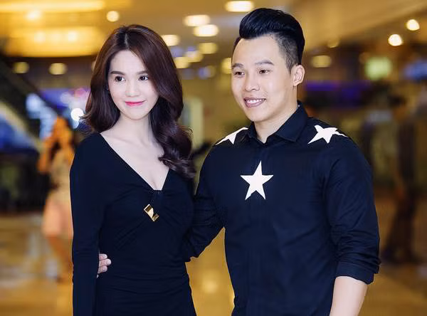 Ngoc Trinh trai long ve xich mich voi Vu Khac Tiep