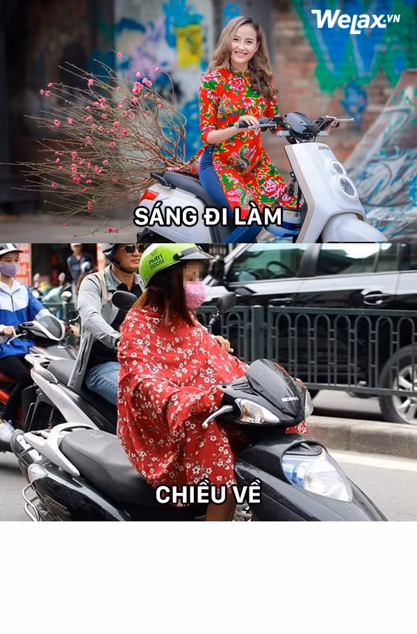 Sáng nhiều người đi làm vẫn bung lụa với áo sơ mi và vest mỏng nhưng sự thay đổi thời tiết Hà Nội đã khiến họ phải quấn chăn ra đường.