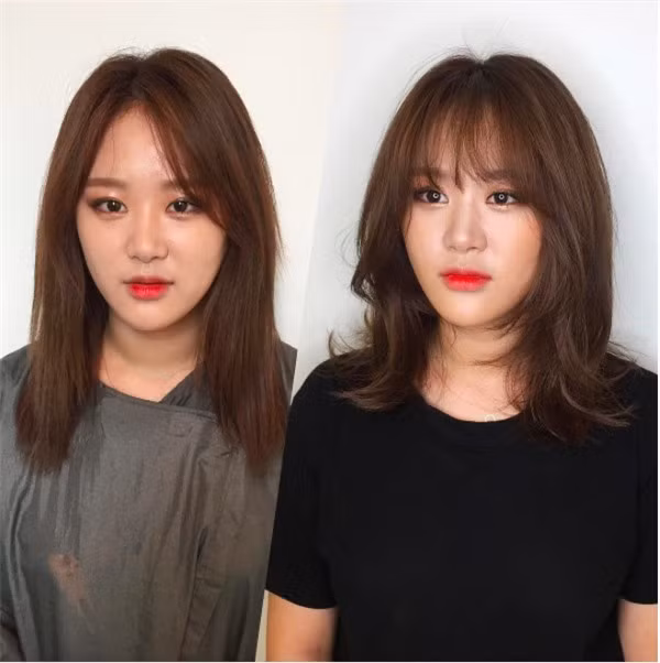 Lại thêm một trường hợp tóc cũng không thể dìm được vẻ ngoài dễ thương của cô gái trẻ.