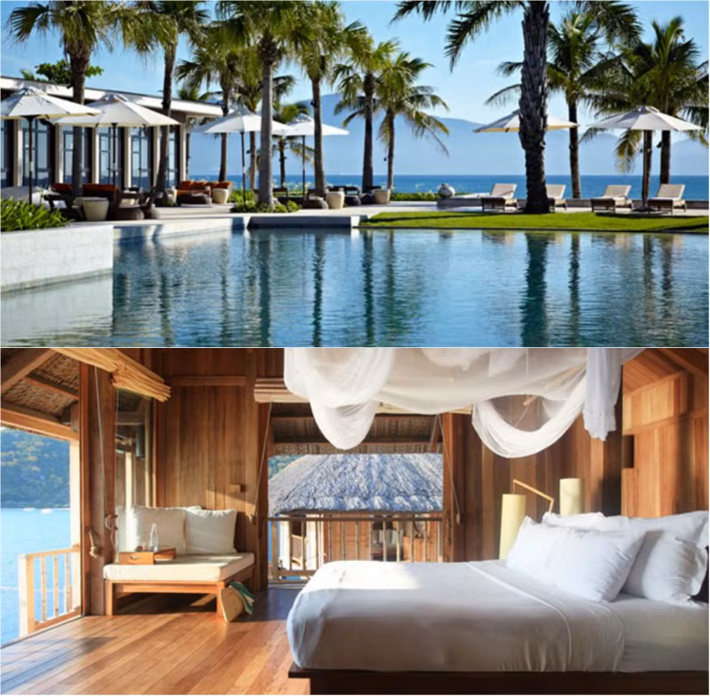 Six Senses Ninh Van Bay (Khánh Hòa): Năm 2014, biệt thự hướng biển số 5 của Six Senses Ninh Van Bay đã đoạt giải Smith Hotel Awards hạng mục “ Phòng nghỉ quyến rũ nhất hành tinh” do Daily Mail bình chọn. Biệt thự có bể bơi được thiết kế hài hòa với vách đá, cầu thang riêng dẫn xuống biển và nội thất sang trọng, tạo ra không khí lãng mạn và riêng tư cho bất cứ cặp đôi nào. Khu nghỉ dưỡng này được đánh giá là một chốn thiên đường xa hoa, sáng tạo và trang nhã, với những căn phòng có kiểu thiết kế độc đáo.