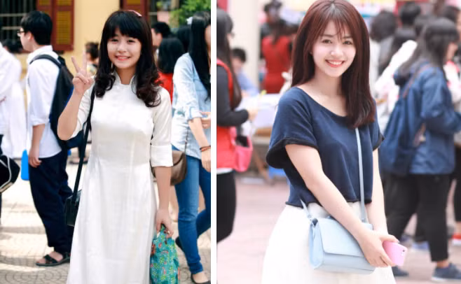  Hot girl 9X này từng học tại trường THPT Trần Phú (Hà Nội). Thời còn đi học, Mẫn Tiên đã nổi bật với gương mặt xinh xắn, trẻ con và nụ cười tươi.
