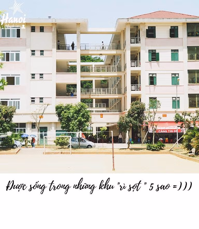 Nhiều bạn trẻ ví khu nhà kí túc ở Xuân Hòa chẳng khác gì resort 5 sao giữa đất Vĩnh Phúc.