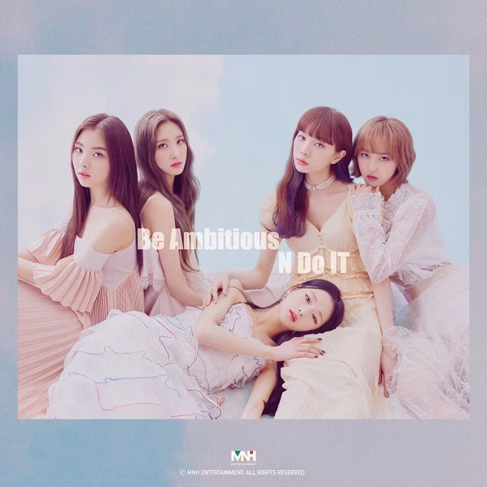 Nhóm nhạc nữ mới của công ty MH Entertainment chính thức lộ diện với 5 thành viên có tên BVNDIT (Be Ambitious N Do It).